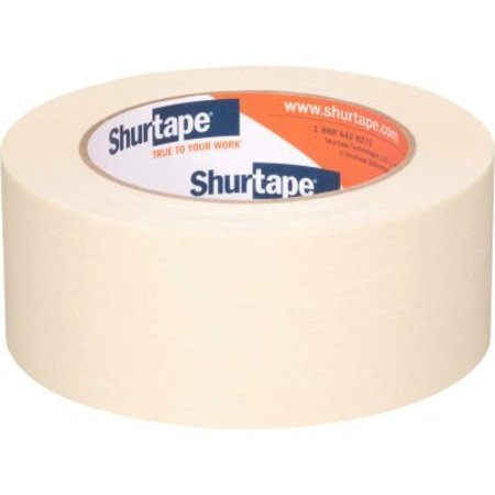 SHURTAPE Shurtape General Purpose, Medium-High Adhesion Masking Tape, Natural, 48mm x 55m - Case of 24 120407